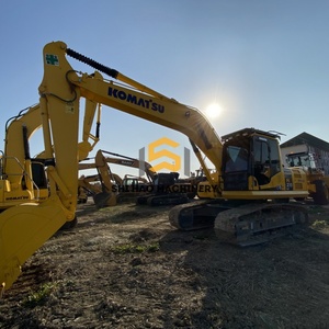 รถขุดไฮดรอลิกแบบตีนตะขาบ Komatsu PC210 มือสอง ขนาด 21 ตัน พร้อมหัวเจาะดิน ความจุบุ้งกี๋ 1.2 เมตร  พร้อมเครื่องยนต์ เกียร์ และมอเตอร์ - Product Image 2