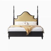 Offre Spéciale : Lit Double en Bois Massif au Design Épuré, Trois Options de Structure, Rangement Intégré, Couleur Personnalisable – Mobilier de Chambre pour Hôtels