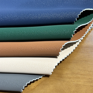 100% POLIURETANO imitación cuero semi PU sofá sintético tela de cuero de alta calidad fabricación de muebles Lowell - Product Image 3