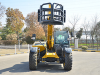Chariot télescopique tout-terrain robuste 4x4 de 4,5 tonnes, marque XC6-4517K, pour projets de manutention de matériaux