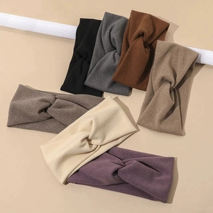 Oferta Especial: Bandas Elásticas para el Cabello en 7 Colores Sólidos, Turbante Deportivo de Borde Ancho para Mujer, Diadema para Yoga, Accesorios Cómodos para el Cabello - Product Image 1