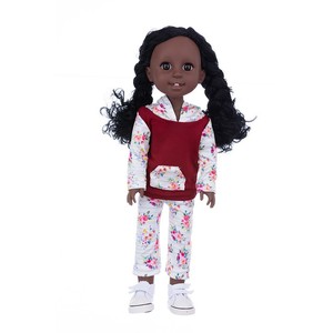 Nueva Muñeca de Vinilo de 15 Pulgadas con Piel Oscura y Dientes de Conejo, Linda Muñeca de Moda para Niñas, Juguete de Colección para Jugar a Disfrazarse - Product Image 6