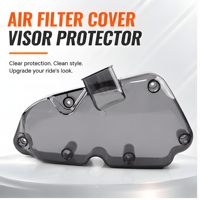Cache-filtre à air transparent pour moto, protection de l'airbox pour Vespa Sprint Primavera S LX LXV 125 150 3V Accessoires