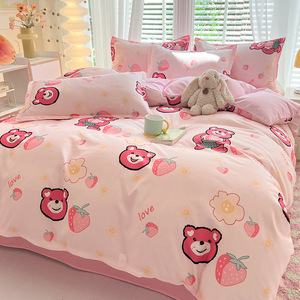 MnTYaE Set Copripiumino di Lusso Stampato in 3D con Cartoni Animati, in Poliestere, per Letto Matrimoniale, per Ragazzi e Ragazze - Product Image 3