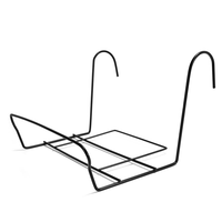 Support de pot de fleurs suspendu pour balustrade de balcon, en métal, pour décoration intérieure, extérieure et de patio