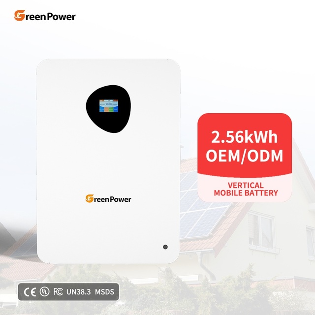 IP20 Waterproof Dustproof Removable Storage Battery 2.56 kWh 100Ah LiFePO4 Battery Hybrid Off-grid Solar Energy System