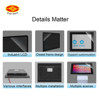 Moniteur tactile sans cadre industriel, module LCD de caméra, 24 pouces, reconnaissance faciale pour affichage HMI en libre-service, affichage extérieur