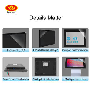 كاميرا مراقبة صناعية بدون إطار تعمل باللمس بشاشة 24 بوصة للتعرف على الوجه لشاشة تعمل باللمس التفاعلية للخدمة الذاتية - Product Image 6