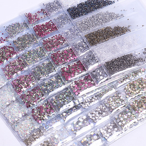 6 Rejillas de Diamantes de Imitación Brillantes AB para Decoración de Uñas, Cristales Planos para Arte de Uñas con Servicio de Etiqueta Privada - Product Image 3