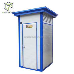 Salle de bain et toilettes portables de luxe de conception moderne en gros, toilettes mobiles d'extérieur en <span class=keywords><strong>panneau</strong></span> sandwich - Product Image 4