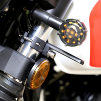 Support de phare auxiliaire durable, rotatif, pince de tube pour moto, support de montage de lampe de conduite