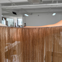 Nouvelle Conception Genius Weft, Extensions de Cheveux Humains Russes à Double Trame, 100% Bruts, Cuticules Alignées, Cheveux d'un Seul Donneur