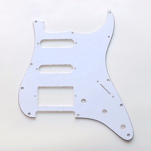 Donlis bán buôn HSS guitar điện Pickguard đen St scratchplate Trắng chúng tôi tiêu chuẩn SSH phong cách - Product Image 5