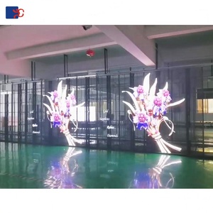 Écran LED transparent P3.91 couleur pleine, haute qualité, taux de rafraîchissement élevé, pour centre commercial, magasin de détail - Product Image 2