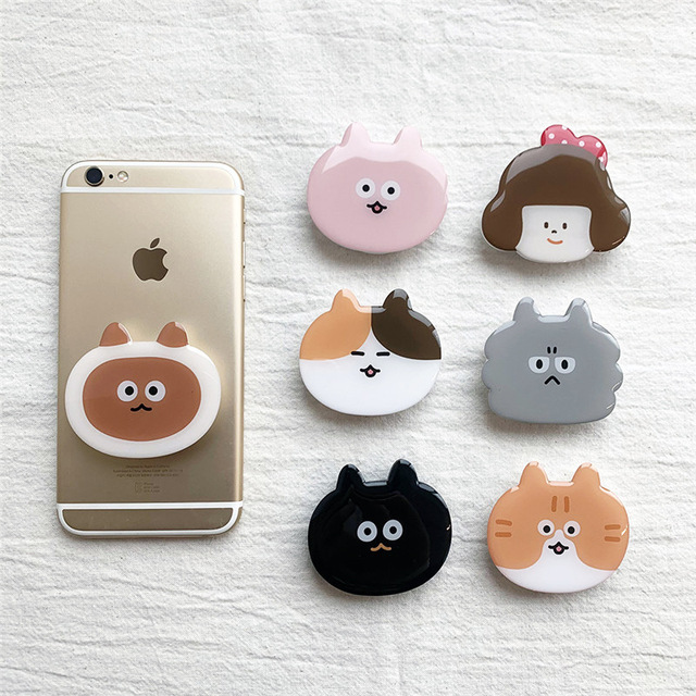 Factory Custom Logo Mobile Phone Holder Cute Cat Phone Bracket