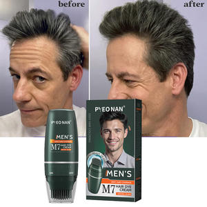 Campione Gratuito, Vendita Calda, Crema <span class=keywords><strong>Colorante</strong></span> <span class=keywords><strong>per</strong></span> Barba Permanente ed Efficace a Base di Erbe, Colore Nero/Marrone <span class=keywords><strong>per</strong></span> <span class=keywords><strong>Uomo</strong></span>, Facile Applicazione <span class=keywords><strong>per</strong></span> Coprire i <span class=keywords><strong>Capelli</strong></span> - Product Image 1