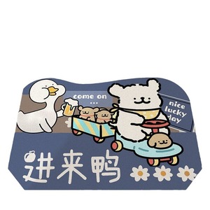 Cute Animals Doormat Rectangle Non Slip PVC Welcome Mat For Home Entryway Kitchen Living Room - Product Image 5