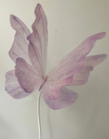 Flor de mariposa Artificial gigante decorativa para exteriores, para decoración de bodas, ventanas, decoración de centro comercial
