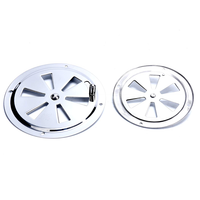 Ventilateur papillon Xiamen Sunshine Marine 304SS avec bouton latéral, débit d'air réglable, installation facile, accessoire pour bateau/yacht/kayak/embarcation