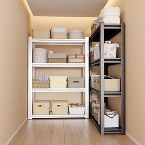 Étagère de rangement multi-niveaux Yan En, 5 étagères, acier carbone, style moderne minimaliste, pour maison, entrepôt, supermarché - Product Image 2