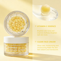 Krim Wajah Kapsul Aixin Private Label dengan Vitamin C Nicotinamide Pelembap Anti-Penuaan Asam Hialuronat 50g untuk Semua Jenis Kulit