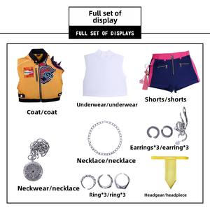 Costumes imprimés populaires d'idols Kpop, de films et de séries télévisées, robe de cosplay, costume de scène de superstar pour fête de carnaval - Product Image 6