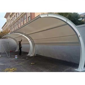 Carpa de Estacionamiento para Autos de PVDF de Buena Calidad y Durabilidad, Estructura de Acero, Membrana Tensada para Techo de Estacionamiento - Product Image 6