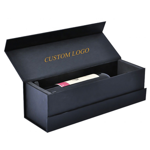 Wine Box Gift Wine Box Refine Custom Magnetic Wine Box Packaging Paper Wine Boxes Gift For Your Unique Brand