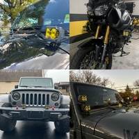 OVOVS 3 pouces 40W jaune côté voiture Led travail lumière spot faisceau hors route lumière camion lumières pour 4x4 accessoires