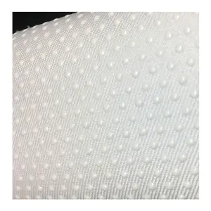 100% Poliéster Não Slip Silicon Dot Anti-Slip Tecidos De Apoio Gaberdine