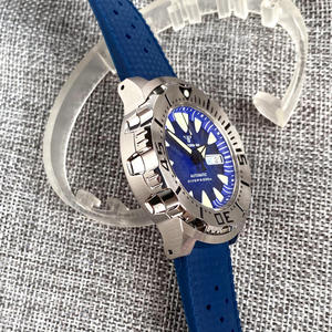 Tandorio montre automatique hommes japon NH36 Movt chevalier monstre acier montre-bracelet plongeur jaune rouge cadran saphir cristal 42mm boîtier - Product Image 6