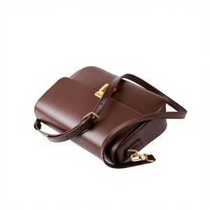 Bolsos para mujer Marca Privada Bolso Retro Quiet Luxury Piel Auténtica Logo Personalizado Fábrica Venta al por Mayor Fabricante - Product Image 4