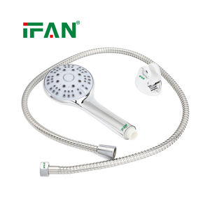 Pommeau de douche multifonctionnel portable IFAN en plastique ABS, à sortie d'eau unique, économiseur d'eau - Product Image 2