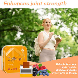 Precio de fábrica Tiras orales de colágeno con colágeno y biotina Aclarar Blanqueamiento Película oral Cabello Piel Uñas Caramelo de disolución oral - Product Image 3