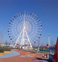 Grande roue panoramique de 65 m pour parcs d'attractions ou centres commerciaux, utilisation en extérieur, à vendre