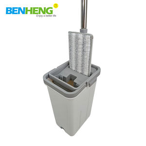 ไม้ถูพื้นแบบแบน พร้อมที่บีบน้ำในตัว  ขนแปรงคุณภาพสูง  หุ้มด้วยฟองน้ำ  พร้อมยางปาดน้ำ - Product Image 5