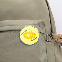 Spedizione Diretta di Badge Rotondi Personalizzati Stampati, Spille Personalizzate con Cartoni Animati, Citazioni Ispiratrici, Figure di Animali e Piante