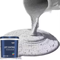 Cat Epoxy Warna Pasir Marmer untuk Lantai dan Dinding, Cat UV Polyurethane Resin Titanium Dioxide, Lapisan Atas Cair, Aplikasi Semprot dan Kuas