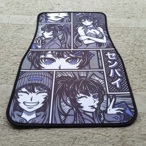 Alfombrillas de Coche Personalizadas con Estampado de Dibujos Animados de Anime Japonés - Product Image 2