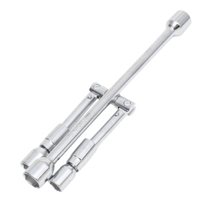 Écrou de roue pliable réparation automobile <span class=keywords><strong>clé</strong></span> à douille croisée durable - Product Image 3