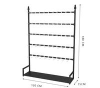 Présentoir réglable mur à sol en métal en fer pour chaussettes gants bijoux sous-vêtements-supports de stockage et supports