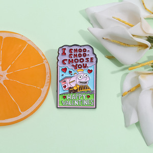Badge amusant et original de <span class=keywords><strong>Thomas</strong></span> le Petit Train, inspiré des dessins animés et films japonais - Product Image 1