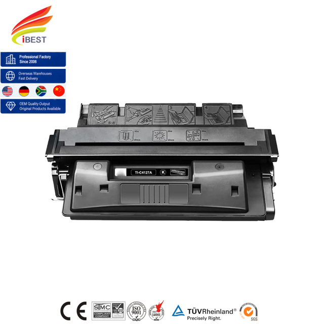IBEST Compatible MICR Toner Cartridge HP C4127A 27A Compatible for HP LaserJet 4000T 4000TN 4050 4050N for Bank Check Printing