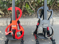 Sinomusik Custom Made 4 cordes tous les instruments à cordes de violon électrique solides avec accessoire complet gratuit