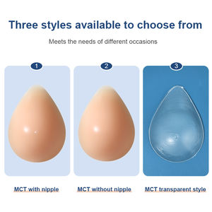 เต้านมเทียมซิลิโคน ONEFENG MCT รูปทรงหยดน้ำ สำหรับผู้หญิงที่ผ่าตัดเต้านม - Product Image 2