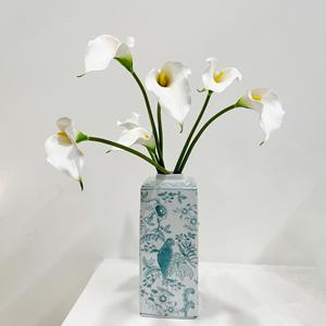 <span class=keywords><strong>Fleur</strong></span> artificielle en PVC au toucher réaliste, lys calla, branche unique, arrangement floral pour mariage et maison, matériel - Product Image 1