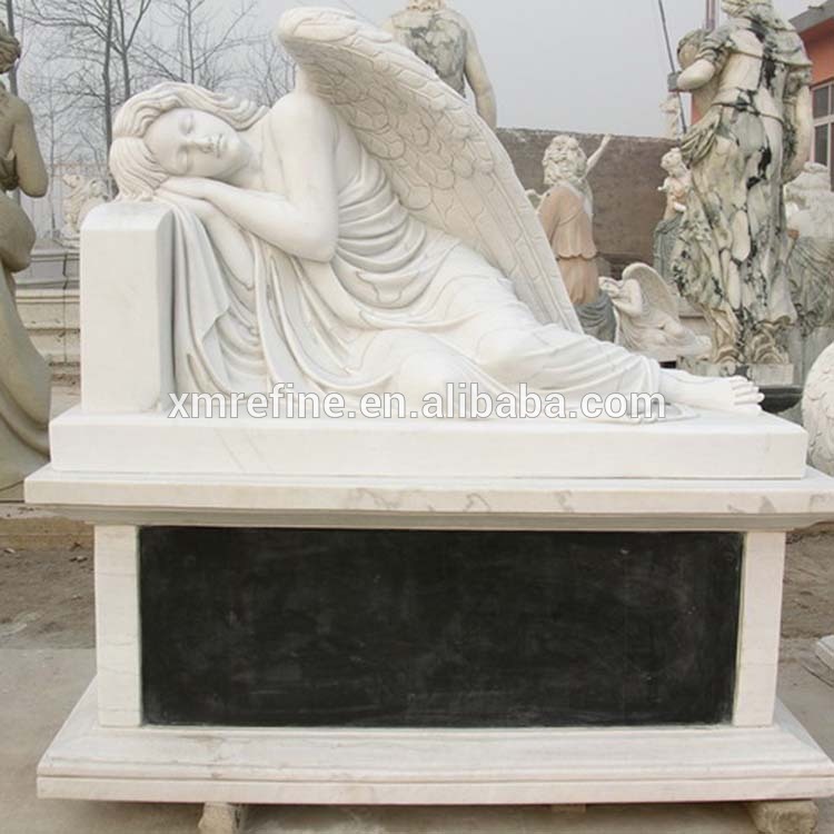 low price decoration weeping angel marble granite headstone monument buyer xiamen