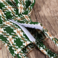 Frontière vente chaude étagère de noël elfe poupée décoration vêtements, petit Style parfumé Jacquard Plaid jarretelle pantalon jupe
