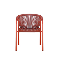 Ensemble table et chaises contemporains de style français pour restaurant, café extérieur, jardin, mobilier d'extérieur
