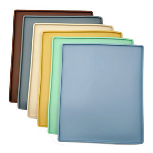 Láminas de <span class=keywords><strong>silicona</strong></span> antiadherentes Yuye con borde para deshidratadores <span class=keywords><strong>Cosori</strong></span>, bandeja cuadrada de 14 pulgadas, tapetes reutilizables para secar frutas - Product Image 1